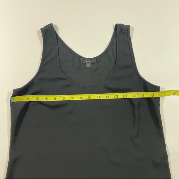 J Crew Drape Semi Sheer Tank Top Black Size XS - Picture 7 of 8